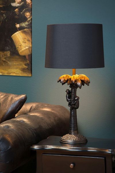 Lucide EXTRAVAGANZA COCONUT Tischlampe E27 Schwarz 10505/81/30