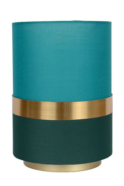 Lucide EXTRAVAGANZA TUSSE Tischlampe E14 Grün, Mattes Gold, Messing 10508/01/33