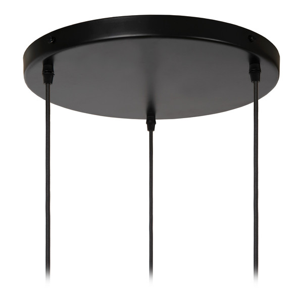 Lucide BINA MULTI PENDEL E27 Pendelleuchten 3-fach Retro Weiß 70-145,7cm 13451/03/31