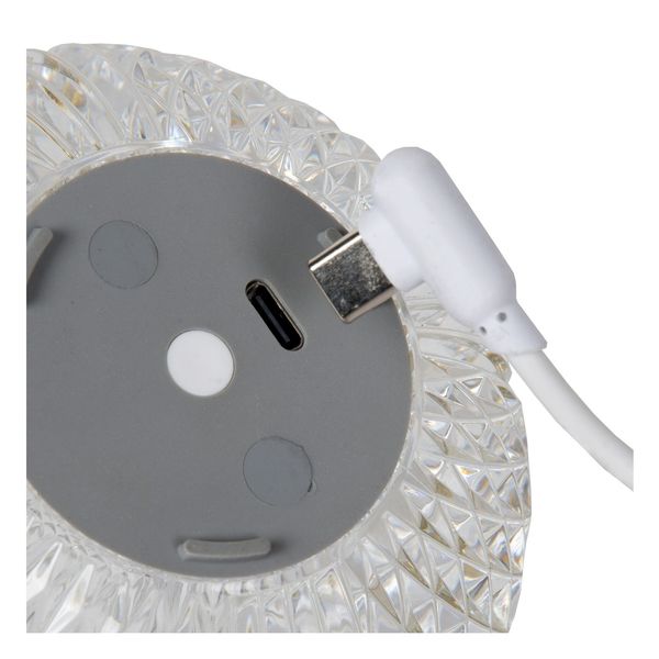 Lucide CINTRA LED Tischlampe 3-Stufen-Dimmer 1,5W dimmbar Transparent, Mattes Gold, Messing 95Ra 13599/01/60