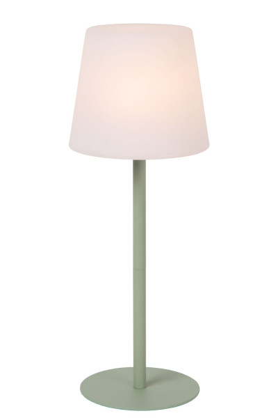 Lucide TYON LED Tischlampe 3W dimmbar Mattes Gold, Messing, Opal IP65 13816/02/33