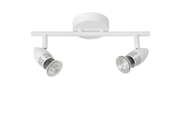 Lucide CARO-LED LED Deckenleuchte 2x GU10 2x 5W 360° drehbar Weiß 13955/10/31