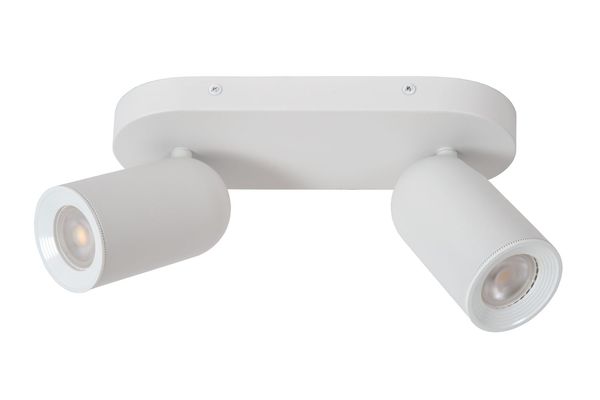 Lucide PUNCH Deckenleuchte 2x GU10 360° drehbar Weiß 13958/02/31