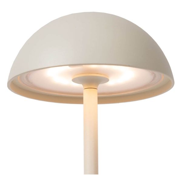 Lucide JOY LED Tischlampe Außen Outdoor 1,5W dimmbar Weiß IP54 15500/02/31