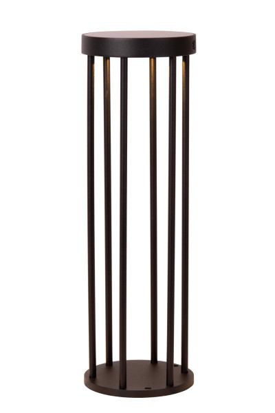 Lucide JACKSON LED Pollerleuchte 2W dimmbar IP65 Steuerbare Lichtfarbe Modern Schwarz 15812/02/30