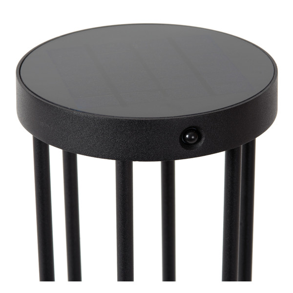 Lucide JACKSON LED Pollerleuchte 2W dimmbar IP65 Steuerbare Lichtfarbe Modern Schwarz 15812/02/30