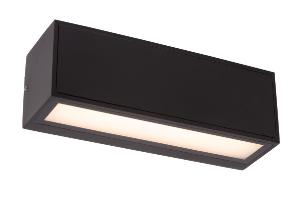 Lucide SUTTON LED Wandleuchte 2W dimmbar IP54 Steuerbare Lichtfarbe Modern Schwarz 15813/02/30