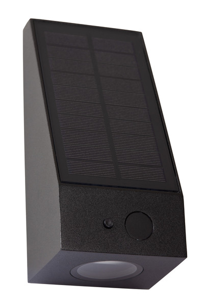 Lucide IRWIN LED Wandleuchte 2W dimmbar IP54 Steuerbare Lichtfarbe Modern Schwarz 15816/02/30