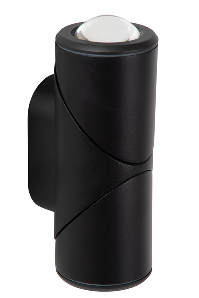 Lucide ERIN LED Wandstrahler 2-fach 5W IP65 Warmweiss Modern Schwarz 15820/10/30