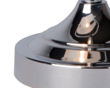 Lucide BANKER Schreibtischleuchte E14 drehbar Chrom, Weiß 17504/01/11