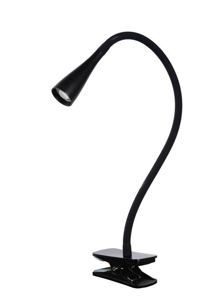 Lucide ZOZY LED Klemmleuchte 3-Stufen-Dimmer 4W dimmbar mit flexiblem Lesearm Schwarz 18256/03/30