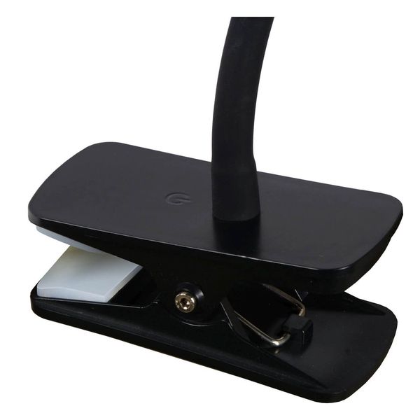 Lucide ZOZY LED Klemmleuchte 3-Stufen-Dimmer 4W dimmbar mit flexiblem Lesearm Schwarz 18256/03/30