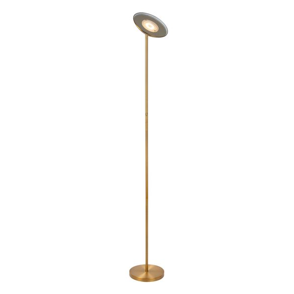Lucide ZENITH LED Stehleuchte 20W dimmbar drehbar Mattes Gold, Messing 19791/20/02