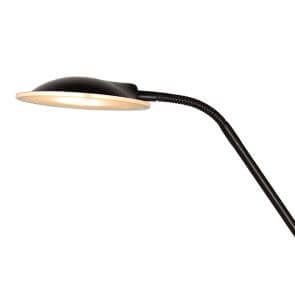 Lucide CHAMPION-LED LED Stehleuchte 20W dimmbar mit flexiblem Lesearm Schwarz 19792/24/30