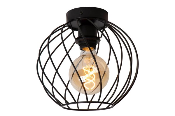 Lucide DANZA Deckenleuchte E27 Schwarz 21128/25/30