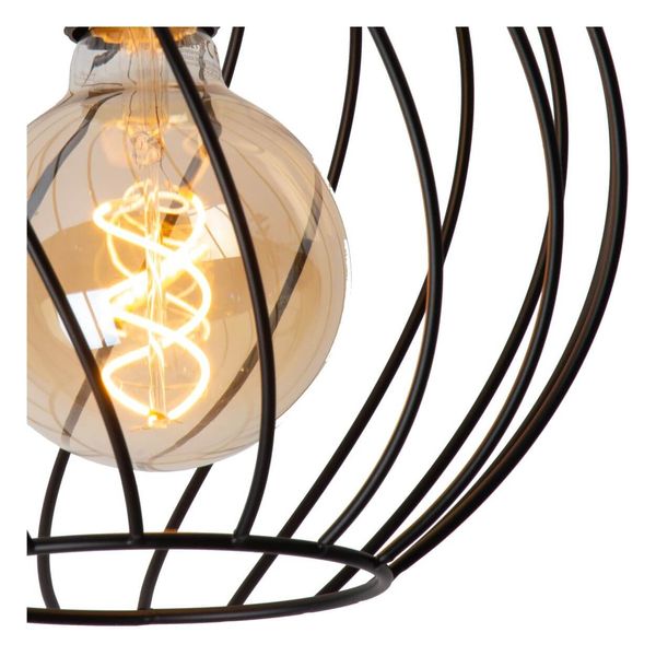 Lucide DANZA Deckenleuchte E27 Schwarz 21128/25/30