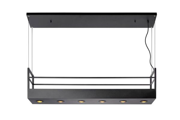 Lucide MIRAVELLE Pendelleuchte 6x GU10 Schwarz 21427/06/30