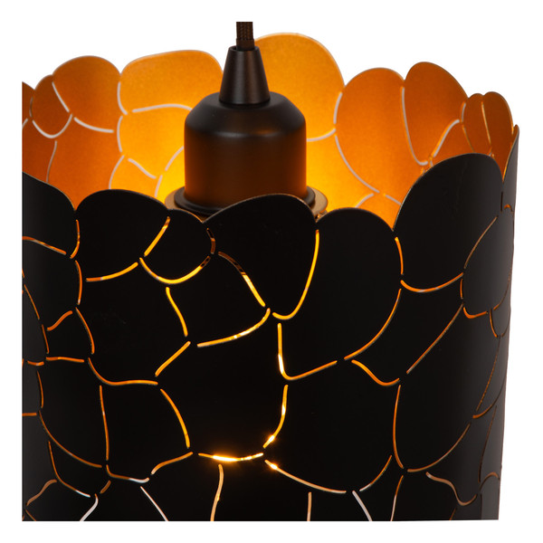 Lucide ALMELO E27 Pendelleuchten 3-fach Modern Schwarz 60-165cm 21434/13/30