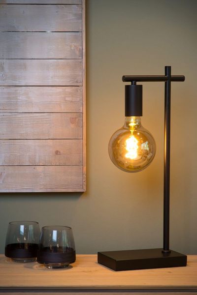 Lucide LEANNE Tischlampe E27 Schwarz 21521/01/30