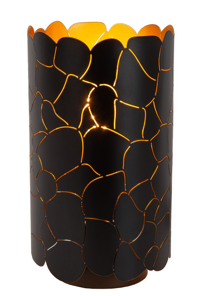 Lucide ALMELO E27 Tischlampe Modern Schwarz 21534/15/30