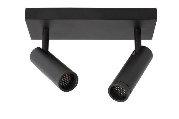 Lucide GRADO GU10 (MR11) Deckenstrahler 2-fach Modern Schwarz 22974/02/30