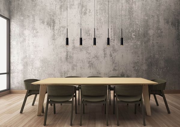 Lucide TUBULE LED Pendelleuchte 5x 5x 7W Schwarz 90Ra 24401/35/30