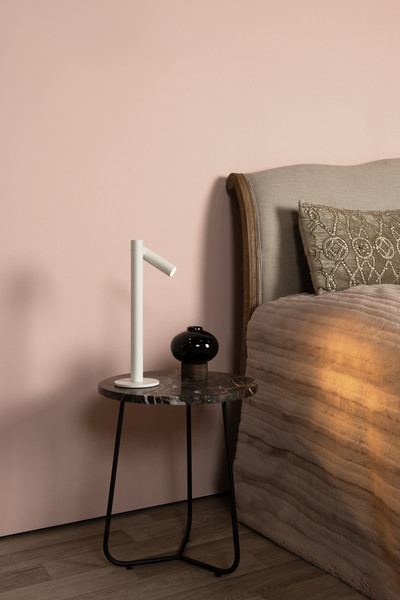 Lucide ANTRIM LED Tischlampe 2,2W dimmbar IP54 Warmweiss Modern Weiß 27503/02/31