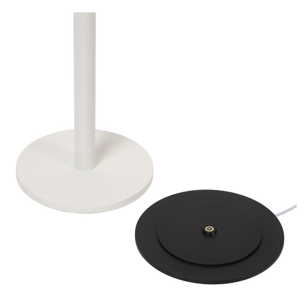 Lucide ANTRIM LED Stehlampe Mit Leselampe 2,2W dimmbar IP54 Warmweiss Modern Weiß 27703/02/31