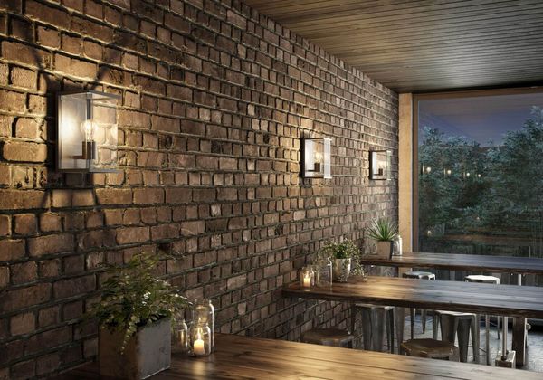 Lucide CLAIRE Außen-Wandleuchte E27 Anthrazit IP54 27883/01/30