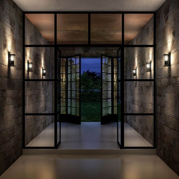 Lucide CLAIRE Außen-Wandleuchte E27 Anthrazit Sensor IP54 27883/11/30