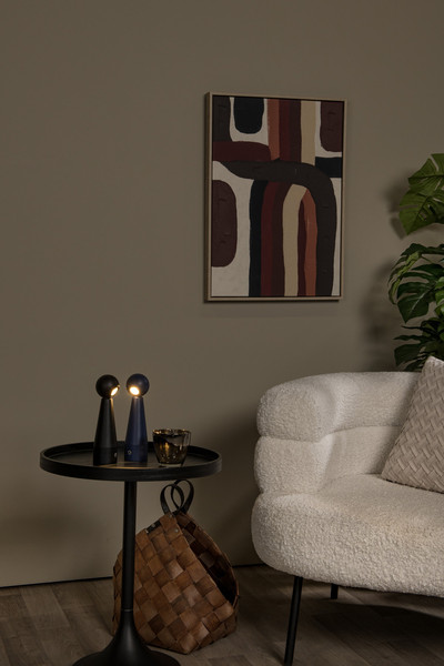 Lucide IPSOS LED Tischlampe 3W dimmbar Steuerbare Lichtfarbe Modern Schwarz 33500/03/30