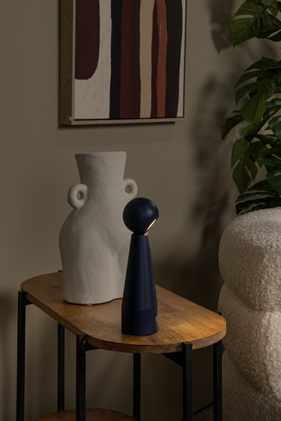 Lucide IPSOS LED Tischlampe 3W dimmbar Steuerbare Lichtfarbe Modern Blau 33500/03/35