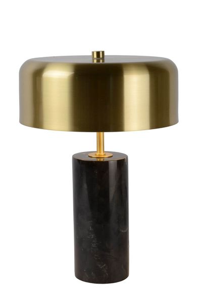 Lucide MIRASOL Tischlampe 3x G9 Schwarz, Mattes Gold, Messing 34540/03/30