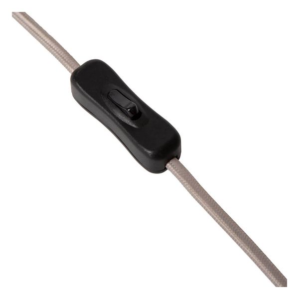 Lucide CORDULLE Tischlampe E27 Grau, Schwarz 34543/01/36