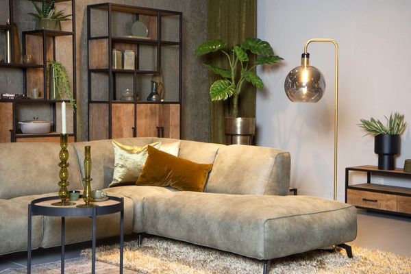 Lucide JULIUS Stehleuchte E27 Rauchfarbe Grau, Schwarz 34738/01/65