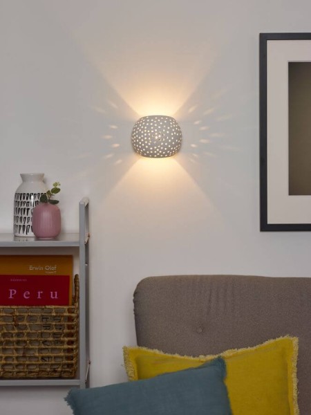 Lucide GIPSY Wandleuchte G9 Weiß 35203/13/31