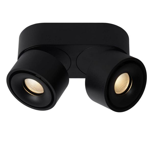 Lucide YUMIKO LED Deckenleuchte 2x 2x 8W dimmbar drehbar Schwarz 95Ra 35911/16/30