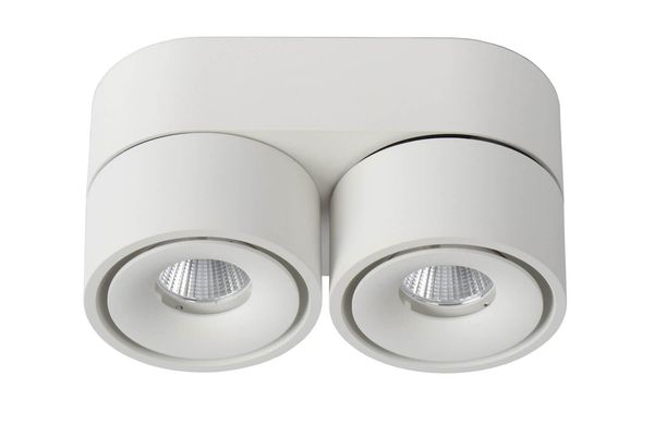 Lucide YUMIKO LED Deckenleuchte 2x 2x 8W dimmbar drehbar Weiß 95Ra 35911/16/31
