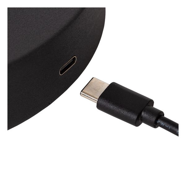 Lucide STIRLING LED Tischlampe 3-Stufen-Dimmer 3W dimmbar 360° drehbar Schwarz 36620/03/30