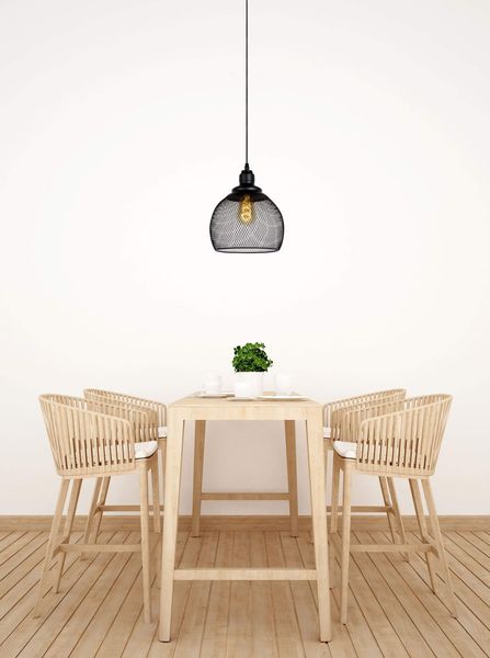 Lucide MESH Pendelleuchte E27 Schwarz 43404/22/30