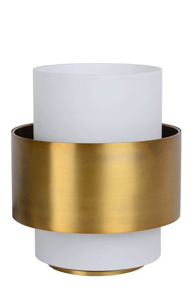 Lucide FIRMIN Tischlampe E27 Mattes Gold, Messing, Opal 45597/20/02