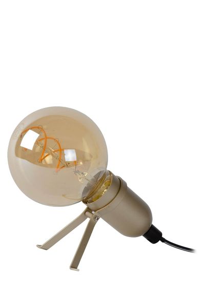 Lucide PUKKI LED Tischlampe E27 5W Mattes Gold, Messing 46511/05/02
