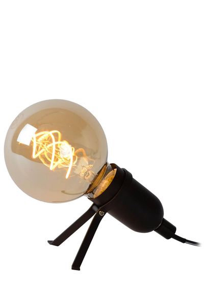 Lucide PUKKI LED Tischlampe E27 5W Schwarz 46511/05/30
