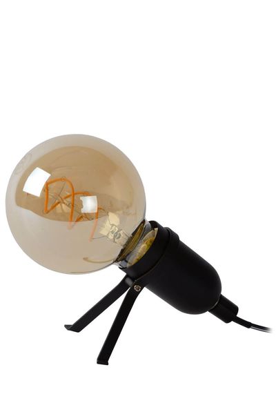 Lucide PUKKI LED Tischlampe E27 5W Schwarz 46511/05/30