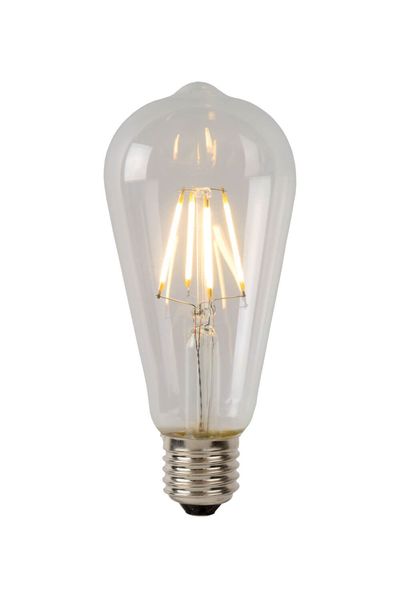 Lucide ST64 LED Filament Lampe E27 5W dimmbar Transparent 49015/05/60