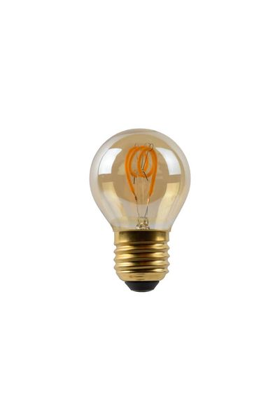 Lucide G45 LED Filament Lampe E27 3W dimmbar Amber 49045/03/62