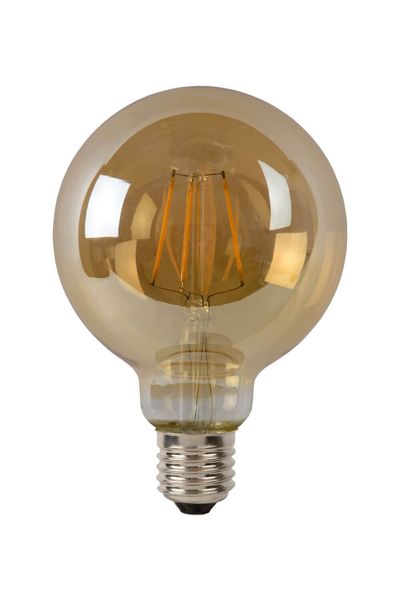 Lucide G95 LED Filament Lampe E27 5W dimmbar Amber 49069/05/62
