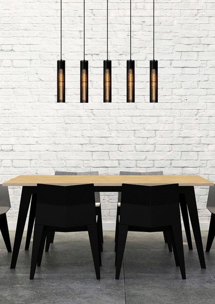 Lucide LIONEL Pendelleuchte 5x E27 Schwarz 73406/05/30