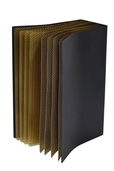 Lucide EXTRAVAGANZA LIVRET Tischlampe E14 Schwarz, Gold 78596/01/30