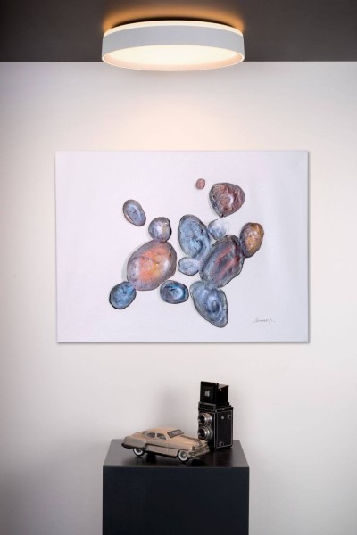 Lucide NURIA LED Deckenleuchte 3-Stufen-Dimmer 24W dimmbar Weiß 79182/24/31